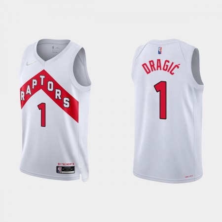 Dres Toronto Raptors Goran Dragic 1 Nike 2021-22 Association Edition 75th Anniversary Diamond Swingman